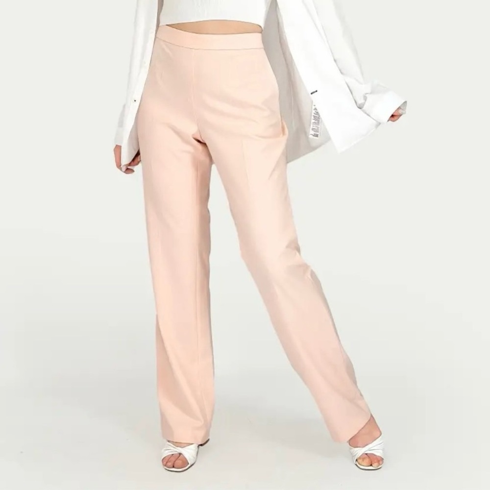 ZARA Basic Women’s Pale Pink Trousers